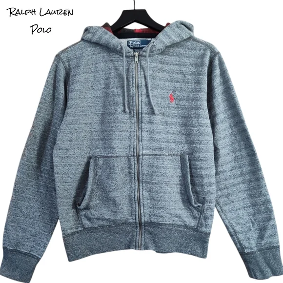 Ralph Lauren Polo Full Zip Sweater Hoodie Mens Small - Picture 2 of 10